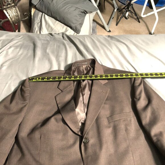 Daniel Gray Trio Mens Brown Blazer 50R Wool - Picture 9 of 16